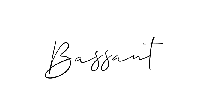 Best and Professional Signature Style for Bassant. Allison_Script Best Signature Style Collection. Bassant signature style 2 images and pictures png