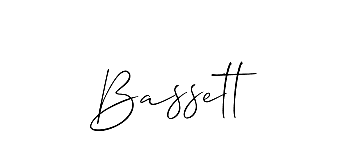 How to Draw Bassett signature style? Allison_Script is a latest design signature styles for name Bassett. Bassett signature style 2 images and pictures png