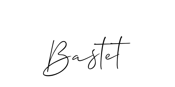 Allison_Script is a professional signature style that is perfect for those who want to add a touch of class to their signature. It is also a great choice for those who want to make their signature more unique. Get Bastet name to fancy signature for free. Bastet signature style 2 images and pictures png