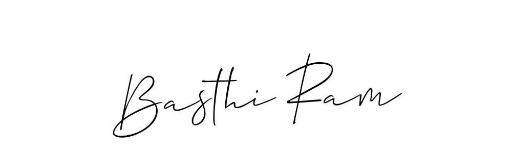 Allison_Script is a professional signature style that is perfect for those who want to add a touch of class to their signature. It is also a great choice for those who want to make their signature more unique. Get Basthi Ram name to fancy signature for free. Basthi Ram signature style 2 images and pictures png
