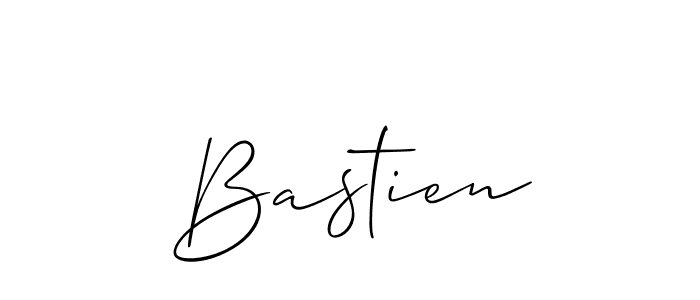 Allison_Script is a professional signature style that is perfect for those who want to add a touch of class to their signature. It is also a great choice for those who want to make their signature more unique. Get Bastien name to fancy signature for free. Bastien signature style 2 images and pictures png