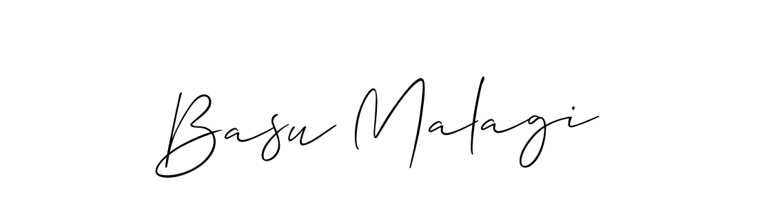 You should practise on your own different ways (Allison_Script) to write your name (Basu Malagi) in signature. don't let someone else do it for you. Basu Malagi signature style 2 images and pictures png