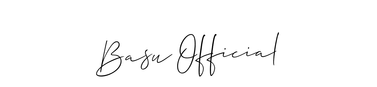 Make a beautiful signature design for name Basu Official. Use this online signature maker to create a handwritten signature for free. Basu Official signature style 2 images and pictures png