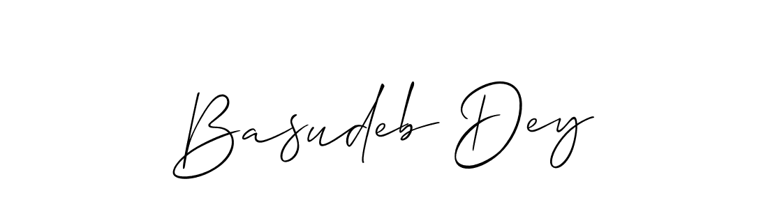 Make a short Basudeb Dey signature style. Manage your documents anywhere anytime using Allison_Script. Create and add eSignatures, submit forms, share and send files easily. Basudeb Dey signature style 2 images and pictures png