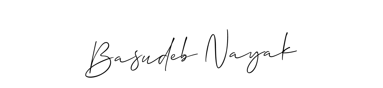 Allison_Script is a professional signature style that is perfect for those who want to add a touch of class to their signature. It is also a great choice for those who want to make their signature more unique. Get Basudeb Nayak name to fancy signature for free. Basudeb Nayak signature style 2 images and pictures png