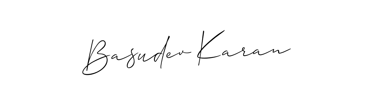 Make a short Basudev Karan signature style. Manage your documents anywhere anytime using Allison_Script. Create and add eSignatures, submit forms, share and send files easily. Basudev Karan signature style 2 images and pictures png