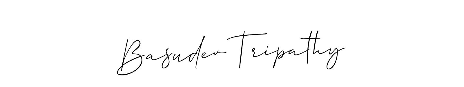 How to Draw Basudev Tripathy signature style? Allison_Script is a latest design signature styles for name Basudev Tripathy. Basudev Tripathy signature style 2 images and pictures png