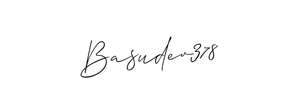 How to make Basudev378 name signature. Use Allison_Script style for creating short signs online. This is the latest handwritten sign. Basudev378 signature style 2 images and pictures png