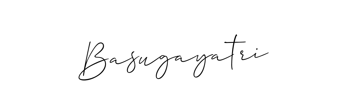 Create a beautiful signature design for name Basugayatri. With this signature (Allison_Script) fonts, you can make a handwritten signature for free. Basugayatri signature style 2 images and pictures png