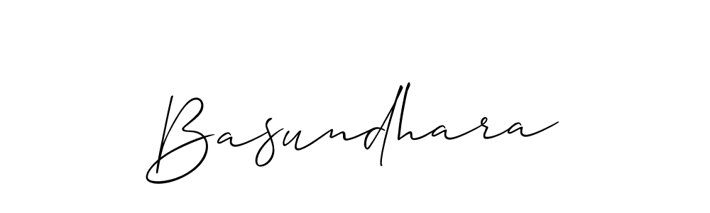 Basundhara stylish signature style. Best Handwritten Sign (Allison_Script) for my name. Handwritten Signature Collection Ideas for my name Basundhara. Basundhara signature style 2 images and pictures png