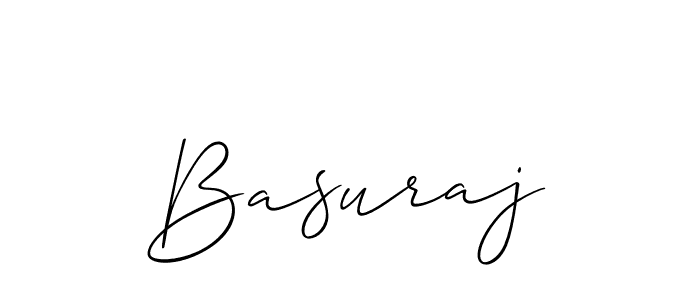 How to make Basuraj signature? Allison_Script is a professional autograph style. Create handwritten signature for Basuraj name. Basuraj signature style 2 images and pictures png