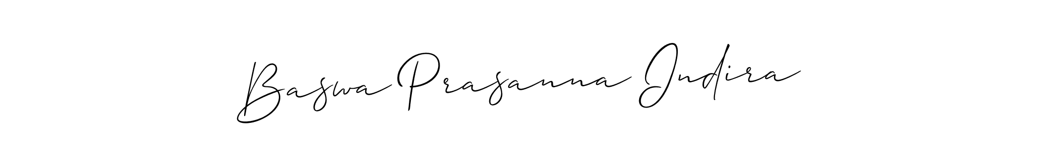 It looks lik you need a new signature style for name Baswa Prasanna Indira. Design unique handwritten (Allison_Script) signature with our free signature maker in just a few clicks. Baswa Prasanna Indira signature style 2 images and pictures png