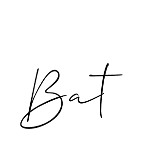 It looks lik you need a new signature style for name Bat. Design unique handwritten (Allison_Script) signature with our free signature maker in just a few clicks. Bat signature style 2 images and pictures png