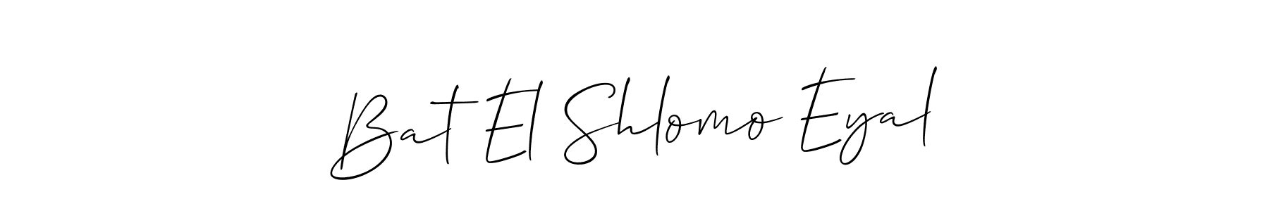 Here are the top 10 professional signature styles for the name Bat El Shlomo Eyal. These are the best autograph styles you can use for your name. Bat El Shlomo Eyal signature style 2 images and pictures png