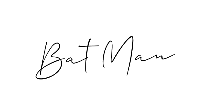 Similarly Allison_Script is the best handwritten signature design. Signature creator online .You can use it as an online autograph creator for name Bat Man. Bat Man signature style 2 images and pictures png