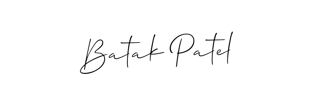 Make a beautiful signature design for name Batak Patel. Use this online signature maker to create a handwritten signature for free. Batak Patel signature style 2 images and pictures png