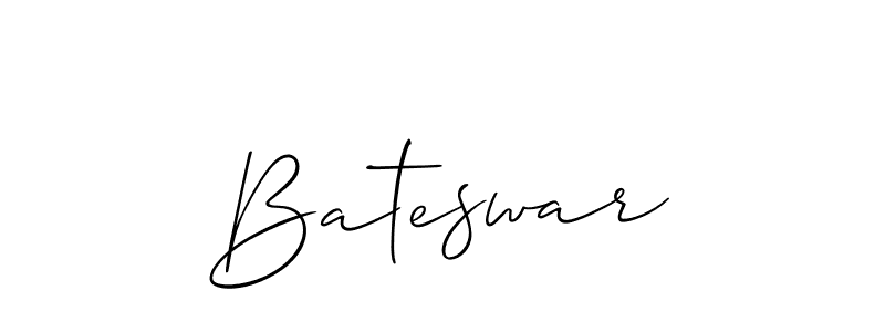 How to Draw Bateswar signature style? Allison_Script is a latest design signature styles for name Bateswar. Bateswar signature style 2 images and pictures png