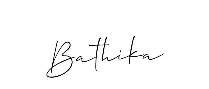 Also You can easily find your signature by using the search form. We will create Bathika name handwritten signature images for you free of cost using Allison_Script sign style. Bathika signature style 2 images and pictures png