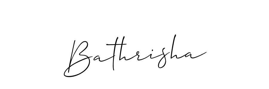 Best and Professional Signature Style for Bathrisha. Allison_Script Best Signature Style Collection. Bathrisha signature style 2 images and pictures png