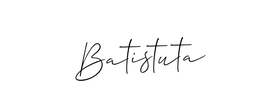 It looks lik you need a new signature style for name Batistuta. Design unique handwritten (Allison_Script) signature with our free signature maker in just a few clicks. Batistuta signature style 2 images and pictures png