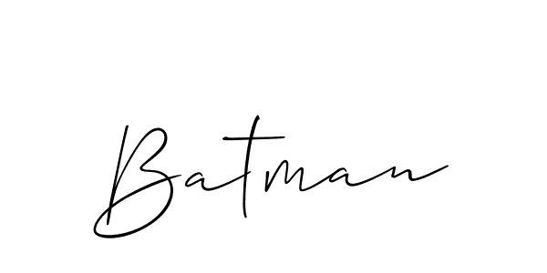 How to make Batman signature? Allison_Script is a professional autograph style. Create handwritten signature for Batman name. Batman signature style 2 images and pictures png