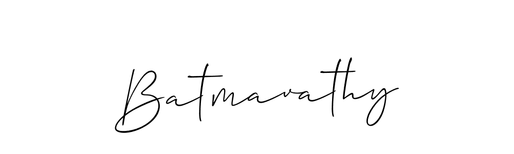 Use a signature maker to create a handwritten signature online. With this signature software, you can design (Allison_Script) your own signature for name Batmavathy. Batmavathy signature style 2 images and pictures png