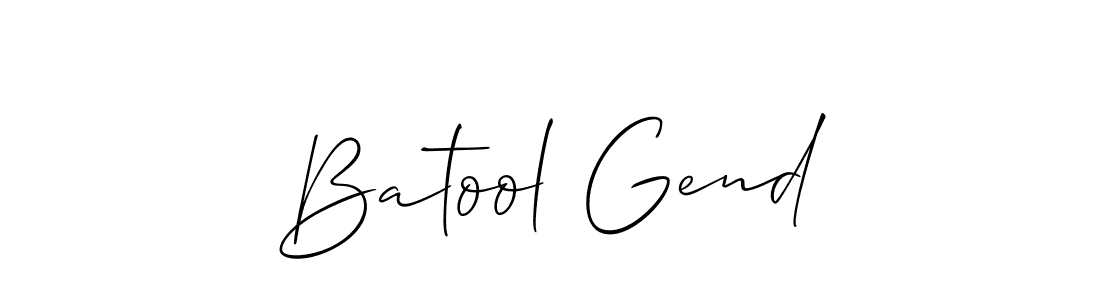 Also we have Batool Gend name is the best signature style. Create professional handwritten signature collection using Allison_Script autograph style. Batool Gend signature style 2 images and pictures png