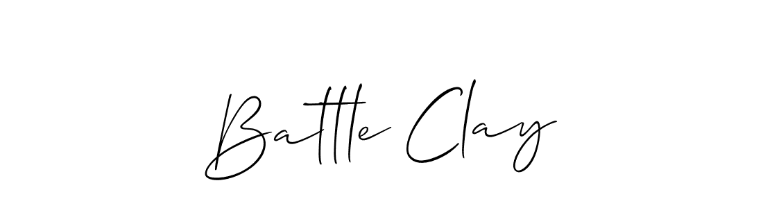 How to make Battle Clay name signature. Use Allison_Script style for creating short signs online. This is the latest handwritten sign. Battle Clay signature style 2 images and pictures png
