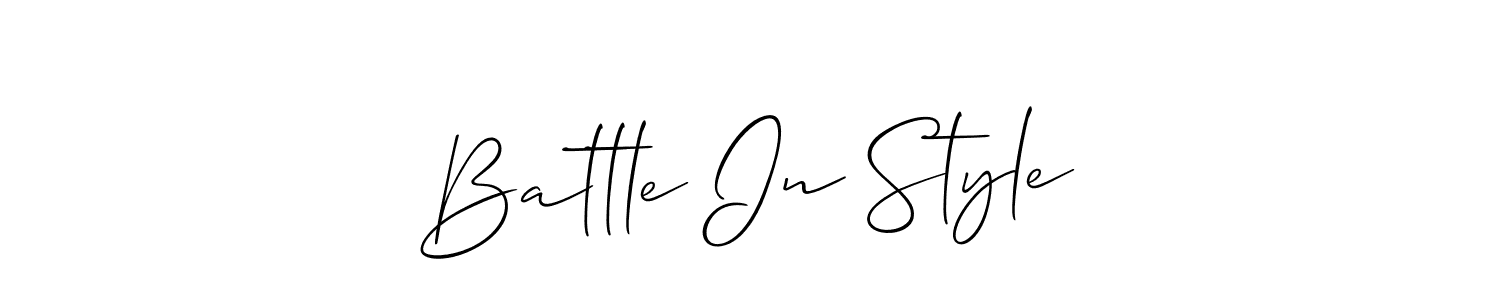 Also You can easily find your signature by using the search form. We will create Battle In Style name handwritten signature images for you free of cost using Allison_Script sign style. Battle In Style signature style 2 images and pictures png