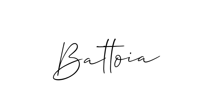 How to make Battoia signature? Allison_Script is a professional autograph style. Create handwritten signature for Battoia name. Battoia signature style 2 images and pictures png