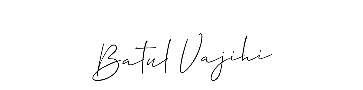 Once you've used our free online signature maker to create your best signature Allison_Script style, it's time to enjoy all of the benefits that Batul Vajihi name signing documents. Batul Vajihi signature style 2 images and pictures png