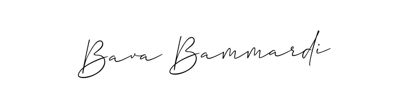 It looks lik you need a new signature style for name Bava Bammardi. Design unique handwritten (Allison_Script) signature with our free signature maker in just a few clicks. Bava Bammardi signature style 2 images and pictures png