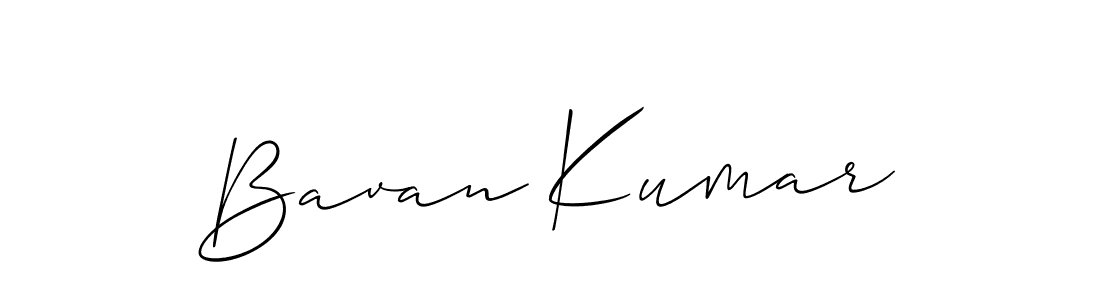 How to Draw Bavan Kumar signature style? Allison_Script is a latest design signature styles for name Bavan Kumar. Bavan Kumar signature style 2 images and pictures png