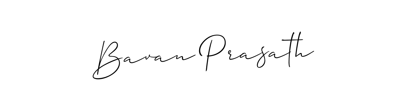 It looks lik you need a new signature style for name Bavan Prasath. Design unique handwritten (Allison_Script) signature with our free signature maker in just a few clicks. Bavan Prasath signature style 2 images and pictures png