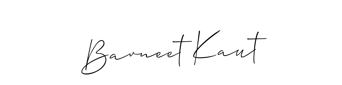 if you are searching for the best signature style for your name Bavneet Kaut. so please give up your signature search. here we have designed multiple signature styles  using Allison_Script. Bavneet Kaut signature style 2 images and pictures png