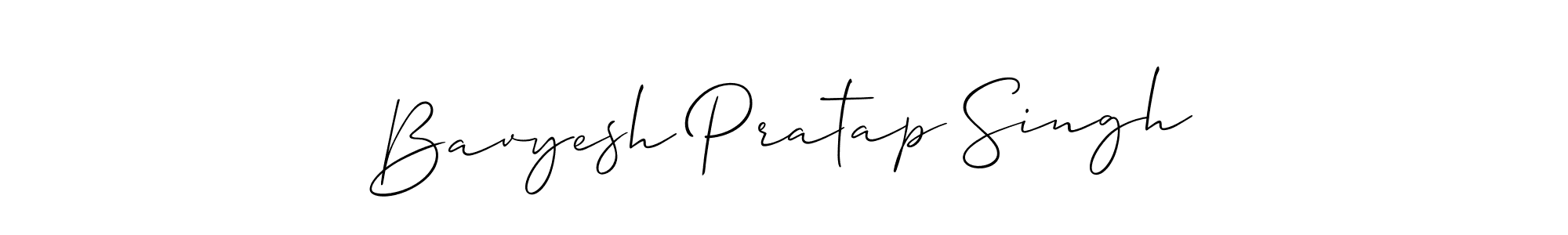 How to make Bavyesh Pratap Singh signature? Allison_Script is a professional autograph style. Create handwritten signature for Bavyesh Pratap Singh name. Bavyesh Pratap Singh signature style 2 images and pictures png