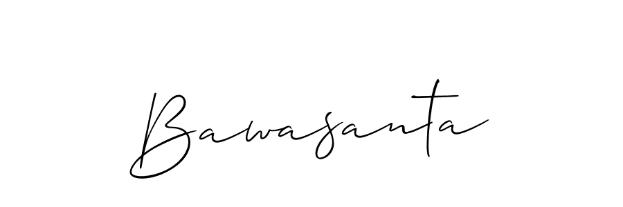 How to make Bawasanta signature? Allison_Script is a professional autograph style. Create handwritten signature for Bawasanta name. Bawasanta signature style 2 images and pictures png