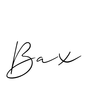 Make a beautiful signature design for name Bax. Use this online signature maker to create a handwritten signature for free. Bax signature style 2 images and pictures png