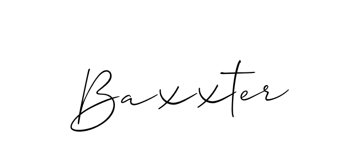 Also we have Baxxter name is the best signature style. Create professional handwritten signature collection using Allison_Script autograph style. Baxxter signature style 2 images and pictures png