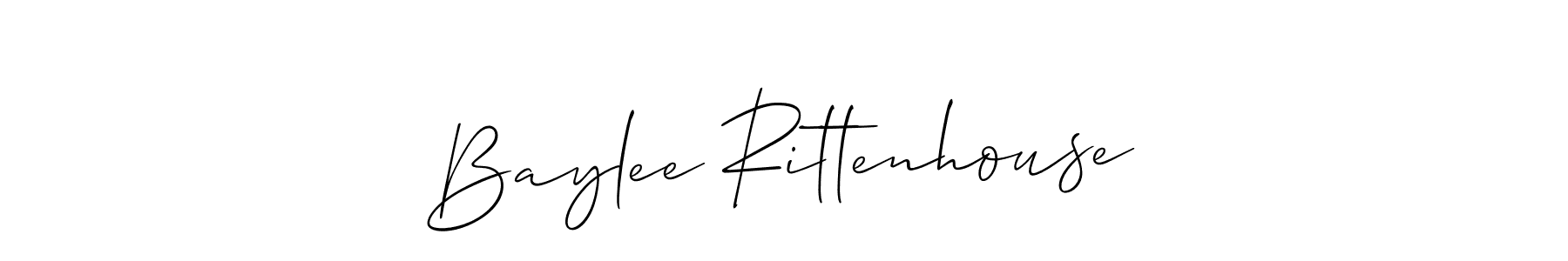 Similarly Allison_Script is the best handwritten signature design. Signature creator online .You can use it as an online autograph creator for name Baylee Rittenhouse. Baylee Rittenhouse signature style 2 images and pictures png