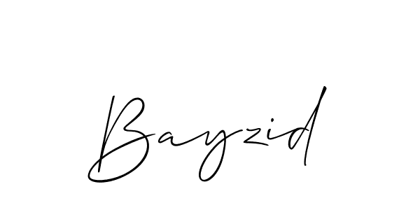 Use a signature maker to create a handwritten signature online. With this signature software, you can design (Allison_Script) your own signature for name Bayzid. Bayzid signature style 2 images and pictures png