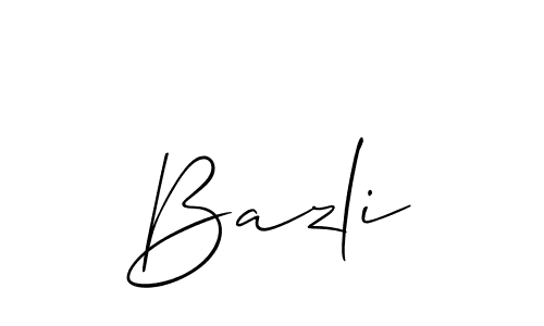 Best and Professional Signature Style for Bazli. Allison_Script Best Signature Style Collection. Bazli signature style 2 images and pictures png
