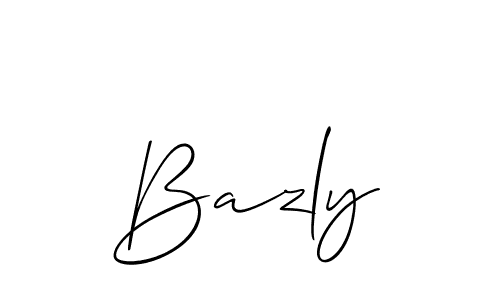 Make a beautiful signature design for name Bazly. Use this online signature maker to create a handwritten signature for free. Bazly signature style 2 images and pictures png