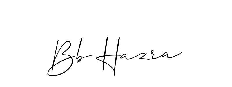 You should practise on your own different ways (Allison_Script) to write your name (Bb Hazra) in signature. don't let someone else do it for you. Bb Hazra signature style 2 images and pictures png