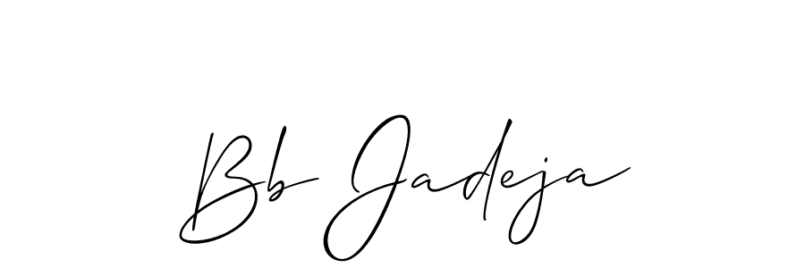 Here are the top 10 professional signature styles for the name Bb Jadeja. These are the best autograph styles you can use for your name. Bb Jadeja signature style 2 images and pictures png