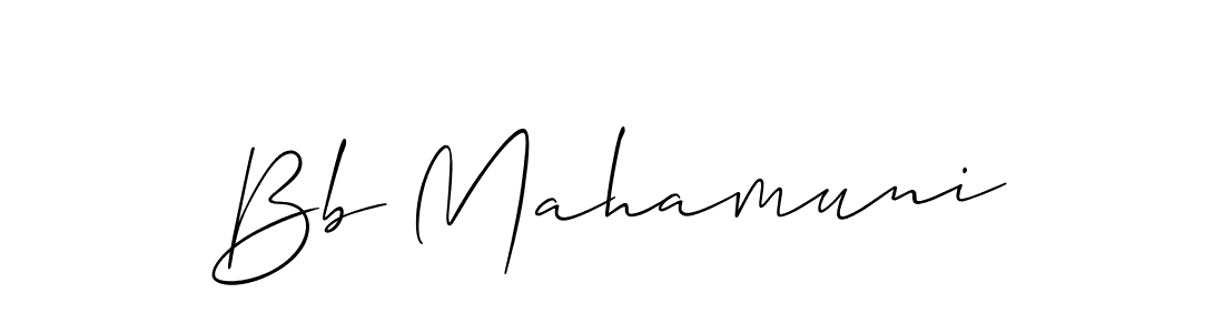 Best and Professional Signature Style for Bb Mahamuni. Allison_Script Best Signature Style Collection. Bb Mahamuni signature style 2 images and pictures png