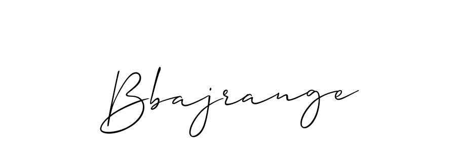 Create a beautiful signature design for name Bbajrange. With this signature (Allison_Script) fonts, you can make a handwritten signature for free. Bbajrange signature style 2 images and pictures png