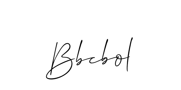 Once you've used our free online signature maker to create your best signature Allison_Script style, it's time to enjoy all of the benefits that Bbcbol name signing documents. Bbcbol signature style 2 images and pictures png