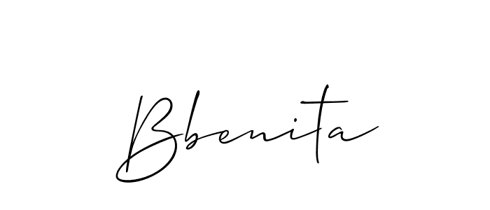 Make a short Bbenita signature style. Manage your documents anywhere anytime using Allison_Script. Create and add eSignatures, submit forms, share and send files easily. Bbenita signature style 2 images and pictures png