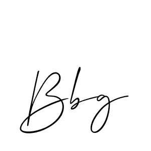 Use a signature maker to create a handwritten signature online. With this signature software, you can design (Allison_Script) your own signature for name Bbg. Bbg signature style 2 images and pictures png